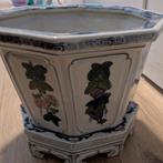 Porseleinen Chinese bloempot, Ophalen, Rond, Zo goed als nieuw, Minder dan 25 cm