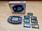 Nintendo GameBoy Advance in doos inclusief spellen, Spelcomputers en Games, Spelcomputers | Nintendo Game Boy, Ophalen of Verzenden