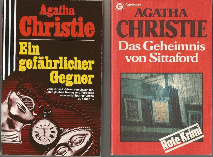 Agatha Christie. Duitstalige pockets., Boeken, Taal | Duits, Gelezen, Ophalen