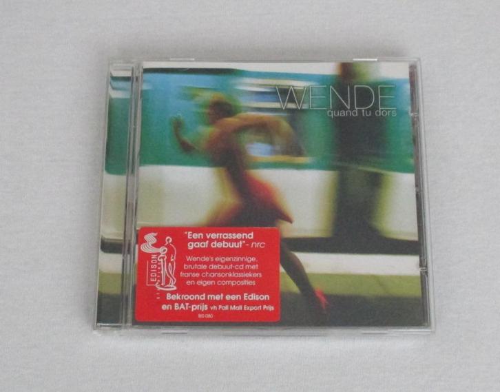 CD Wende - Quand Tu Dors, Cd's en Dvd's, Cd's | Pop, Zo goed als nieuw, 2000 tot heden, Ophalen of Verzenden
