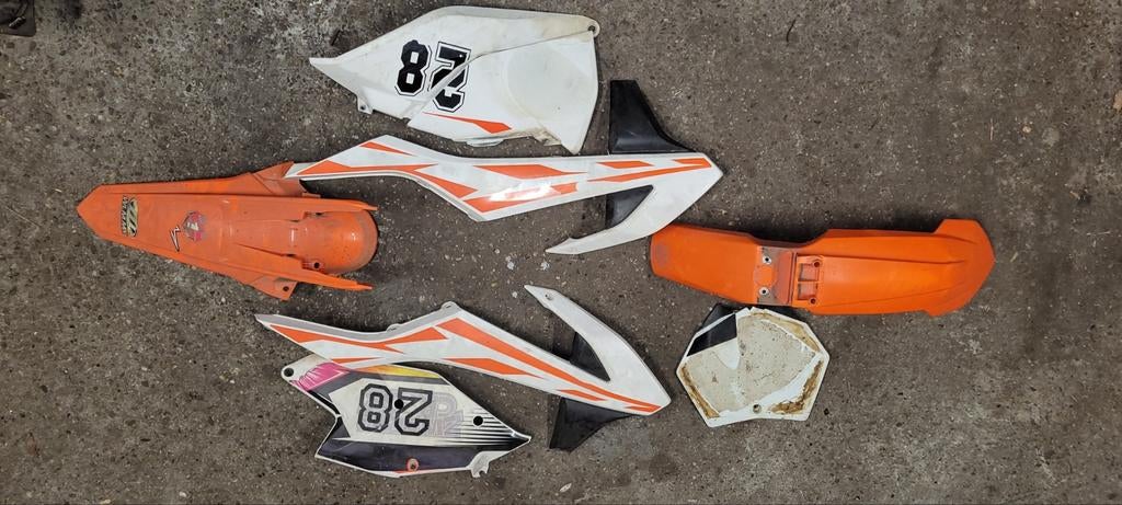 KTM Crossmotor Kappen Set 2016, Ophalen of Verzenden, Gebruikt, Kap, KTM