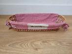 Rieten mandje broodjes, Huis en Inrichting, Woonaccessoires | Schalen en Manden, Ophalen of Verzenden, Nieuw, Rond, Riet