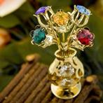 Bos bloemen versierd met Swarovski-kristallen 24-karaats ve, Pjmink@casema.nl, Nieuw, Ophalen of Verzenden, Mvm detalhandel