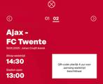 Ajax - Twente 1 kaart, Losse kaart, Eén persoon, Mei
