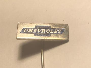 Metalen CHEVROLET AUTOMERK Speld (Blauw/Metaalkleur). beschikbaar voor biedingen