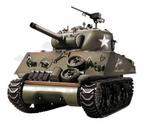 RC tank M4A3 Sherman 105mm Howitzer 1:16 met schietfunctie, Verzenden, Nieuw