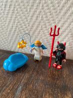 Playmobil engeltje en duiveltje, Ophalen of Verzenden, Zo goed als nieuw, Complete set