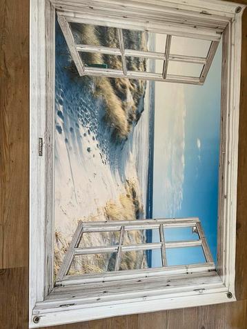 Tuinposter zee / duinen / doorkijk xl beschikbaar voor biedingen