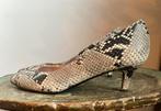 Leren slangenprint slingback maat 39, Schoenen met lage hakken, Overige kleuren, Brenda zaro, Ophalen of Verzenden