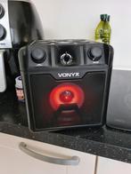 Vonyx bluetooth speaker met karaoke mogelijkheid., Audio, Tv en Foto, Karaoke-apparatuur, Zo goed als nieuw, Ophalen