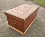 Vintage Houten Kist / Opbergkist, Huis en Inrichting, Woonaccessoires | Kisten, Ophalen, Gebruikt, 100 tot 150 cm, 50 tot 75 cm