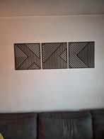 Geometrisch Drieluik - Moderne Wanddecoratie, Ophalen of Verzenden, Zo goed als nieuw