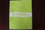 Suzuki GT250x7  1978 service manual GT 250 E handboek GT250, Motoren, Suzuki