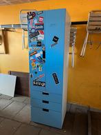 Kledingkast met Stickers, Huis en Inrichting, Kasten | Kledingkasten, Ophalen, Gebruikt, Met lade(s), 150 tot 200 cm