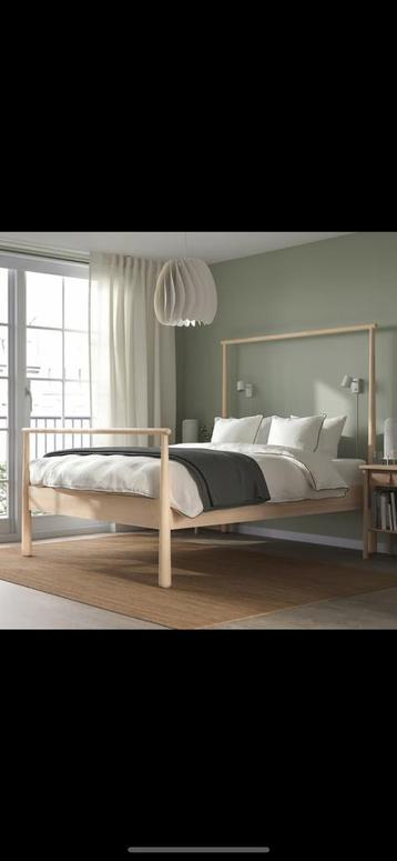 Ikea gjora massief houten bed frame 140x200