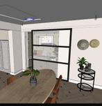 Nieuwe Stalen Schuifdeur 221 hoog 183,5 breed, Ophalen, Nieuw