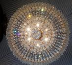 Kristal kroonluchter zilver en goud Kroonluchter - winkel, Huis en Inrichting, Lampen | Kroonluchters, Ophalen of Verzenden, Nieuw
