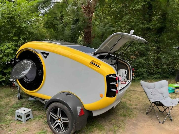 Teardrop Minicaravan Lifestyle Teardrops 2023 Nieuw 750 Kg, Caravans en Kamperen, Caravans, Bedrijf, tot en met 2, 500 - 750 kg