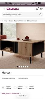 Salontafel Marcos van Meubella, Huis en Inrichting, Ophalen, Gebruikt, 100 tot 150 cm, 50 tot 100 cm