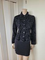 Kenzo jasje maat 36 zwart velours bloemen, Kleding | Dames, Kenzo, Zwart, Ophalen of Verzenden, Zo goed als nieuw