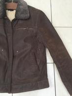 Leren Heren jas maat m, Ophalen of Verzenden, Zo goed als nieuw, Maat 48/50 (M), Bruin