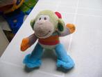 pluche aap met handvat en rammeltje 13cm hoog, Ophalen of Verzenden, Zo goed als nieuw, Overige typen