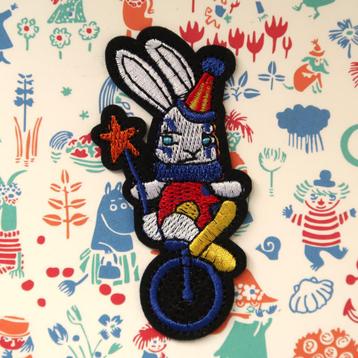 Circus konijn patch badge opstrijkplaatje applicatie embleem beschikbaar voor biedingen