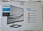 Philips 27" E line curved LCD monitor / beeldscherm + geluid, Computers en Software, Monitoren, Ophalen, Zo goed als nieuw, Curved