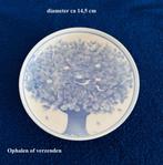 Schaaltje 14,5 cm decor Levensboom Vogels Japans Gemerkt, Antiek en Kunst, Ophalen