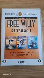 FREE WILLY trilogie 1 2 3, Cd's en Dvd's, Dvd's | Kinderen en Jeugd, Ophalen of Verzenden, Zo goed als nieuw, Vanaf 6 jaar, Avontuur