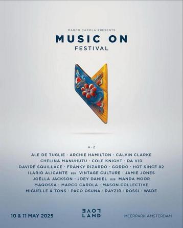 music on weekend tickets beschikbaar voor biedingen
