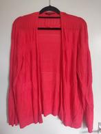 Tomatenrood open ajourgebreid vestje MS Mode maat XL/48, Trui of Vest, Ophalen of Verzenden, Zo goed als nieuw, MS Mode