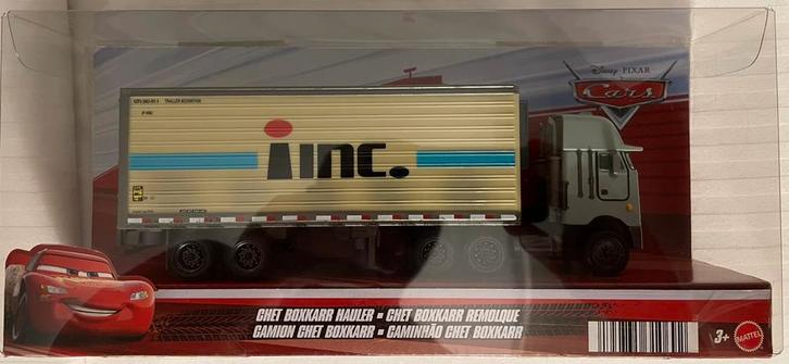 Disney Cars: Chet Boxkarr truck/hauler (nieuw in verpakking), Kinderen en Baby's, Speelgoed | Speelgoedvoertuigen, Nieuw, Ophalen of Verzenden