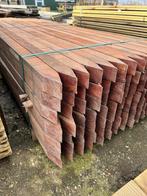 Hardhout paal gepunt 60x60 6x6 azobe schuttingpaal piketpaal, Palen, Nieuw, Ophalen of Verzenden, Hardhout