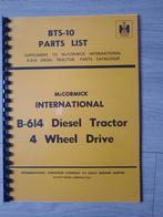 Onderdelenboek Tractor Mc Cormick B-614 4 wiel aandrijving, Ophalen of Verzenden