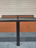 Vintage bed Pastoe Japanse serie Braakman bedden metaal teak, Ophalen, Gebruikt, 90 cm, .