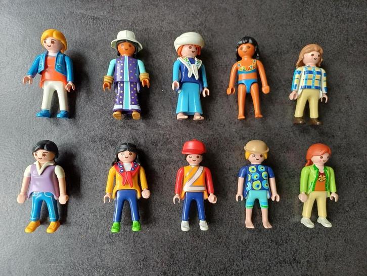 Playmobil poppetjes, vrouw, 10 stuks, Kinderen en Baby's, Speelgoed | Playmobil, Zo goed als nieuw, Los playmobil, Ophalen of Verzenden