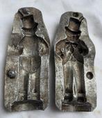 Unieke oude dubbele SUIKER vorm: Man in pak / BRUIDEGOM, Antiek en Kunst, Ophalen of Verzenden