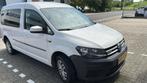 Rolstoelauto. Volkswagen Caddy 1.4 TGI Maxi Combi 2018 Wit, Auto's, Voorwielaandrijving, 15 km/l, 4 cilinders, Volkswagen