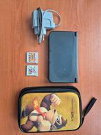 Nintendo New 3ds xl met 2 games, Gebruikt, Zwart, Ophalen of Verzenden, 3DS