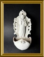 Antiek porseleinen wijwatervaatje: engel, Antiek en Kunst, Antiek | Religie, Ophalen of Verzenden