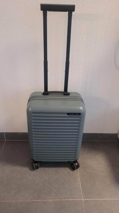 SAMSONITE RESTACKD SPINNER 55CM HANDBAGAGE ZGAN, Sieraden, Tassen en Uiterlijk, Koffers, Zo goed als nieuw, Hard kunststof, Slot