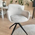 6 royale draaibare eetkamerstoelen/ Soft natural beige, Huis en Inrichting, Stoelen, Ophalen, Overige kleuren, Zo goed als nieuw