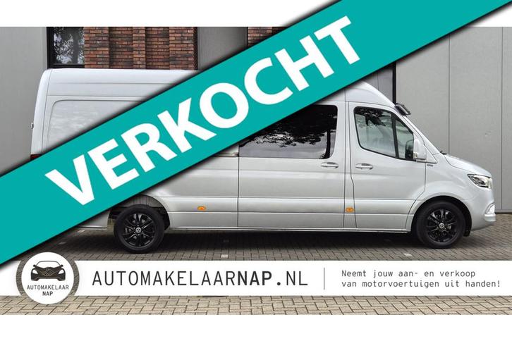 Mercedes-Benz Sprinter 319 3.0 CDI L3 H2 / V6 / 190PK / 6 pe, Auto's, Bestelauto's, Bedrijf, Te koop, ABS, Achteruitrijcamera
