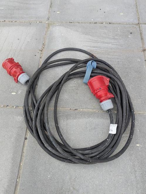 Ver verlengsnoer 16a, Doe-het-zelf en Verbouw, Elektra en Kabels, Zo goed als nieuw, Kabel of Snoer, Verzenden
