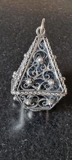 Zilveren vintage hanger zeeuws filligrain, Verzenden, Zo goed als nieuw, Zilver, Zilver