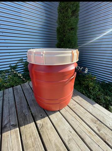 ✅ Curtec 60L vat kunststof *voer ton *ideale afvalbak ♻️ beschikbaar voor biedingen