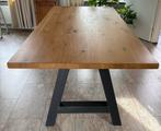 Eettafel eiken 200x100 z.g.a.n, Eikenhout, Zo goed als nieuw, Vijf personen of meer, 150 tot 200 cm