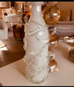 Murano vaas wit vintage, Wit, Ophalen of Verzenden, Minder dan 50 cm, Glas