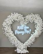 Te Huur: Marry Me Proposal set/ verloving set hart boog, Ophalen, Zo goed als nieuw